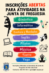 INSCRI&Ccedil;&Otilde;ES ABERTAS | ATIVIDADES PARA A COMUNIDADE S&Eacute;NIOR